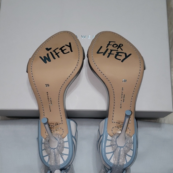 SOPHIA WEBSTER "CHIARA" ICE BRIDAL SANDALS - Picture 4 of 10